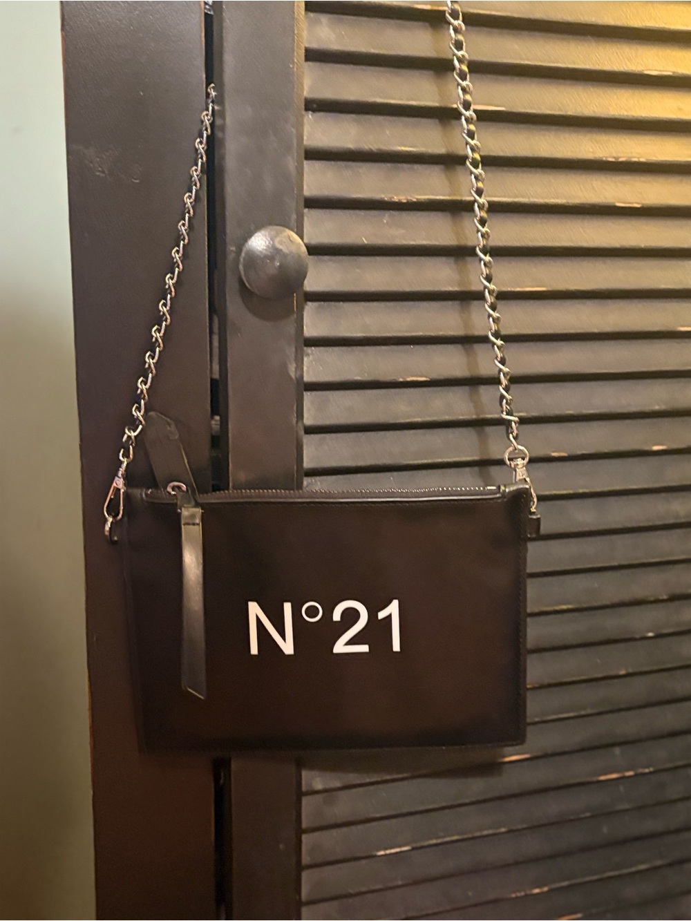 N°21 Black Chain Crossbody Bag